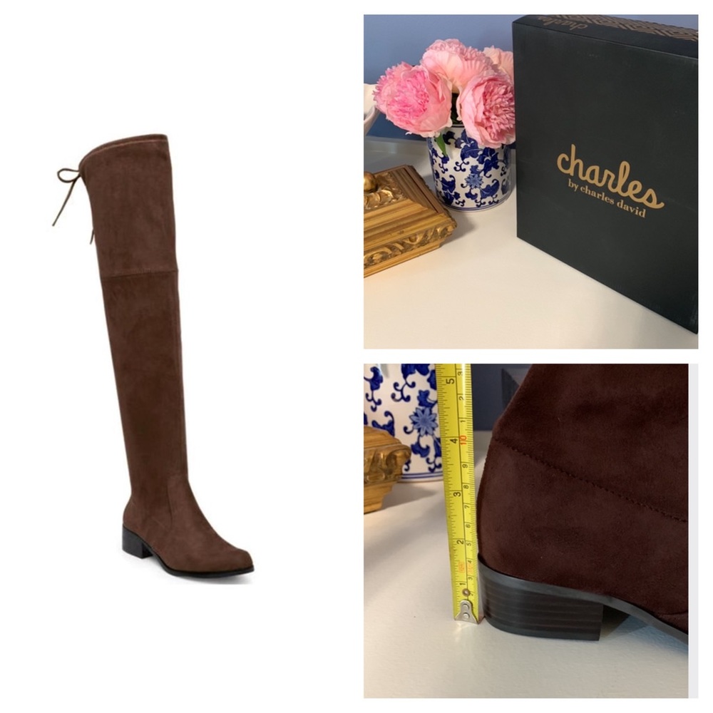 NWT Charles David OTK Gammon Boots - Size 7.5